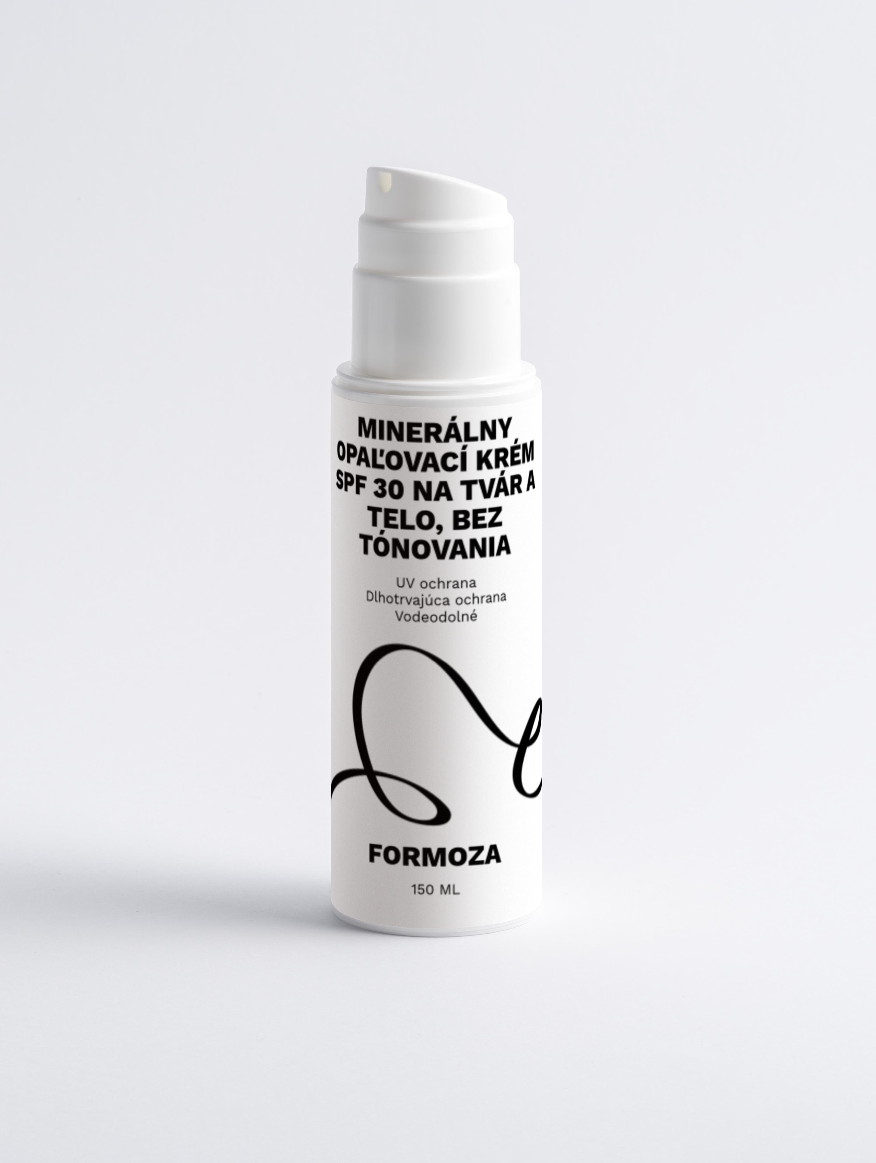 Minerálny opaľovací krém SPF 30 na tvár a telo, bez tónovania